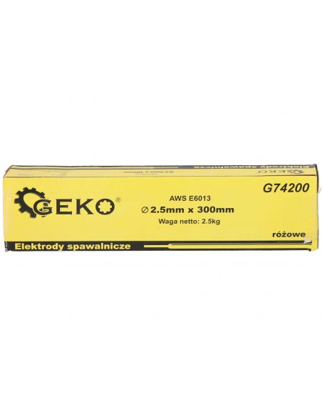 Elektrody GEKO AWS E6013 różowe fi 2,5/300/2,5 kg - G74200 - GEKO - 1