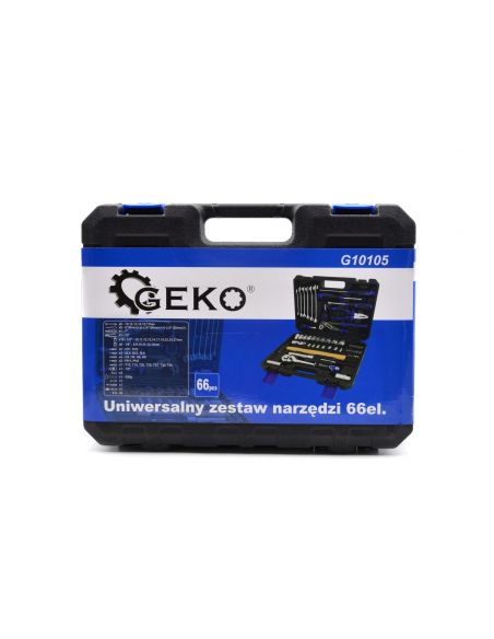 Zestaw narzędzi, kluczy i wkrętaków 66 el. GEKO - G10105 - GEKO - 4