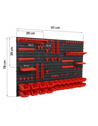 Tablica narzędziowa Toolbox System Wall Mix 120x80 v.4 - TS.W.120.080.M_4_px - Toolbox System - 11
