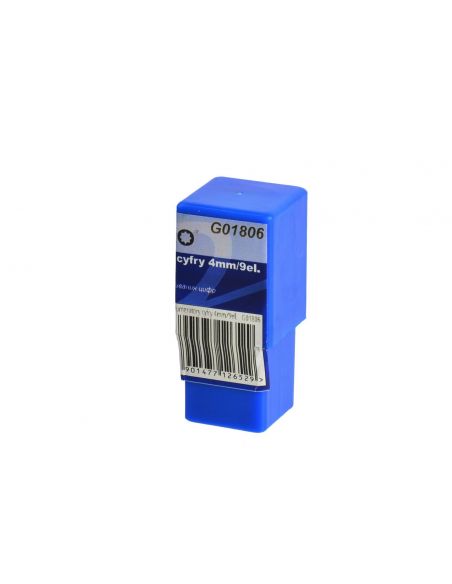 Zestaw numeratorów cyfry 4 mm GEKO - G01806 - GEKO - 4