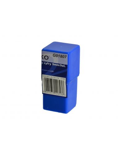 Zestaw numeratorów cyfry 5 mm GEKO - G01807 - GEKO - 4