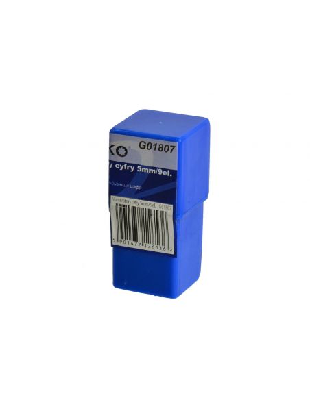Zestaw numeratorów cyfry 5 mm GEKO - G01807 - GEKO - 4