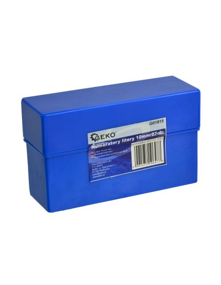 Zestaw numeratorów litery 10 mm GEKO - G01815 - GEKO - 4