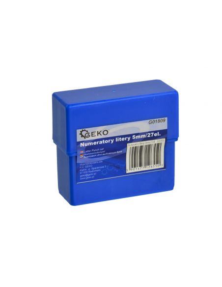 Zestaw numeratorów litery 5 mm GEKO - G01809 - GEKO - 4