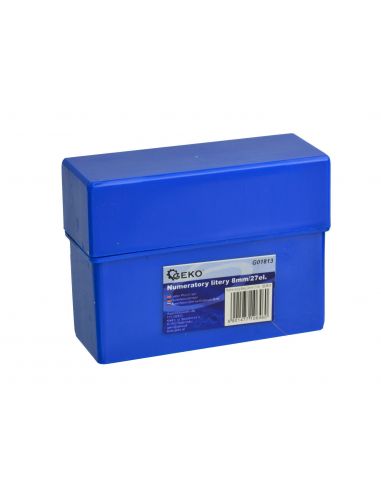 Zestaw numeratorów litery 8 mm GEKO - G01813 - GEKO - 4