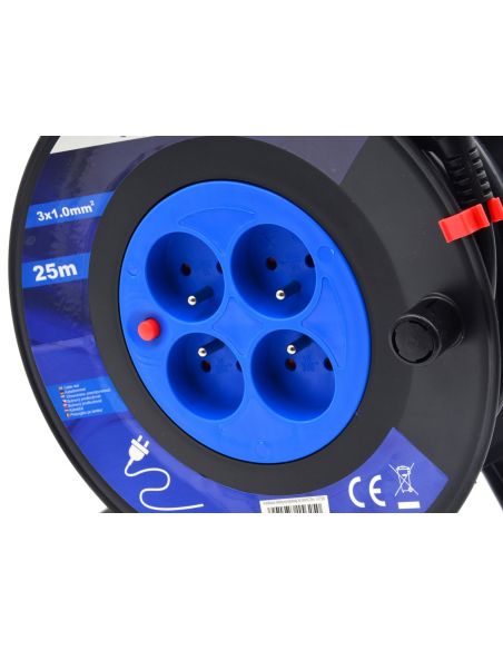 Przedłużacz elektryczny bębnowy 3x1,0 mm / 25 m GEKO - G17500 - GEKO - 3