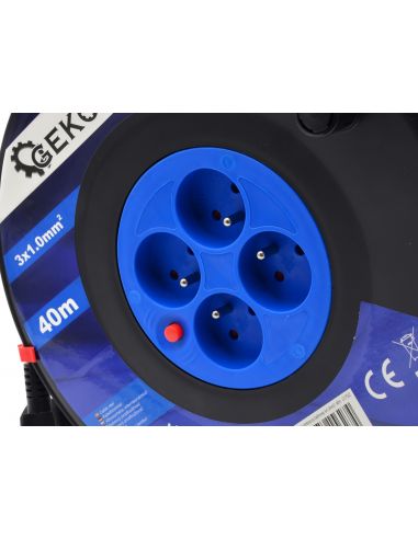 Przedłużacz elektryczny bębnowy 3x1,0 mm / 40 m GEKO - G17502 - GEKO - 3