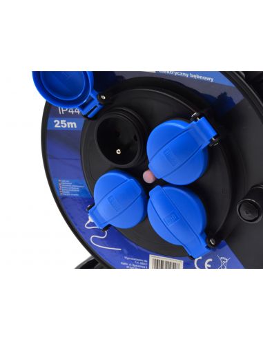 Przedłużacz elektryczny bębnowy 3x1,5 mm IP44 / 25 m GEKO - G17504 - GEKO - 3
