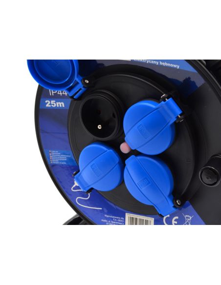Przedłużacz elektryczny bębnowy 3x1,5 mm IP44 / 25 m GEKO - G17504 - GEKO - 3