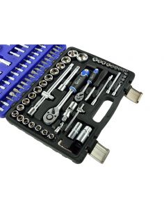 Zestaw kluczy nasadowych 1/4" 1/2" CrV 94 el. GEKO - G10100 - GEKO - 1 2