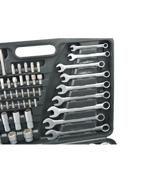Zestaw kluczy nasadowych 1/4" 1/2" 3/8" CrV 138 el. GEKO - G10155 - GEKO - 5