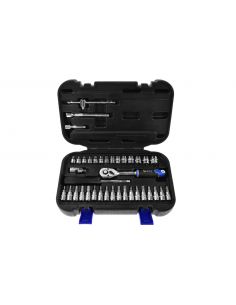 Zestaw kluczy nasadowych 1/4" CrV 38 el. GEKO - G10152 - GEKO - 1