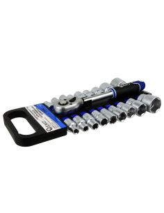 Zestaw kluczy nasadowych 1/2" CrV 19 el. GEKO - G10103 - GEKO - 1 2