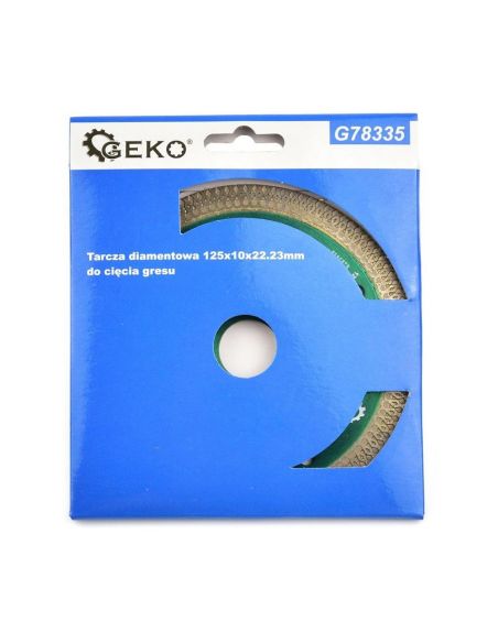 Tarcza diamentowa do cięcia gresu 125 x 10 x 22 GEKO - G78335 - GEKO - 2