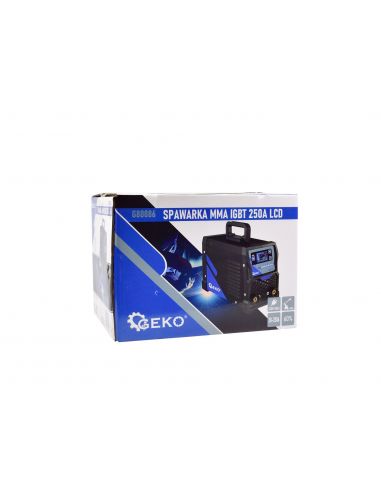 Spawarka GEKO MMA IGBT 250 A LCD - zestaw - G80086-G - GEKO - 13