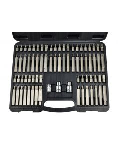 Zestaw bitów w walizce 1/2" 3/8" 75 el. GEKO - G10036 - GEKO - 1 2