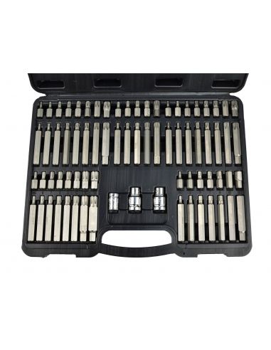 Zestaw bitów w walizce 1/2" 3/8" 75 el. GEKO - G10036 - GEKO - 2