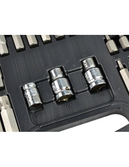 Zestaw bitów w walizce 1/2" 3/8" 75 el. GEKO - G10036 - GEKO - 3