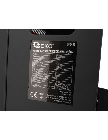 Piecyk gazowy z reduktorem i wężem 4,2 kW GEKO - G80435 - GEKO - 7