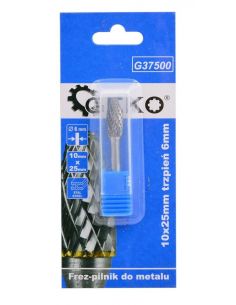 Frez trzpieniowy płomieniowy 10x25x6 GEKO - G37500 - GEKO - 1 2