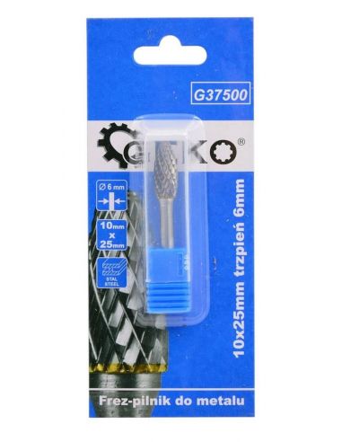 Frez trzpieniowy płomieniowy 10x25x6 GEKO - G37500 - GEKO - 2