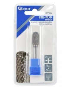 Frez trzpieniowy walcowy zaokrąglony 10x20x6 GEKO - G37504 - GEKO - 1 2