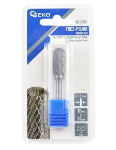 Frez trzpieniowy walcowy zaokrąglony 12x25x6 GEKO - G37505 - GEKO - 1 2