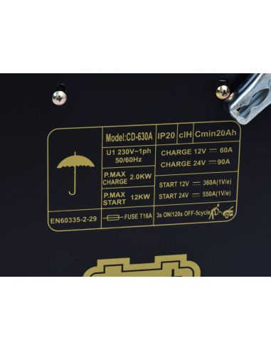 Prostownik z rozruchem Class 630 LCD GEKO - G80026 - GEKO - 5