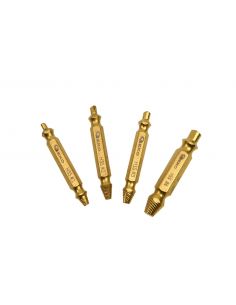 Dwustronne wykrętaki do zerwanych śrub 4 szt. GEKO - G38590 - GEKO - 1 2