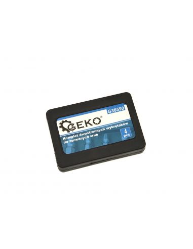 Dwustronne wykrętaki do zerwanych śrub 4 szt. GEKO - G38590 - GEKO - 3