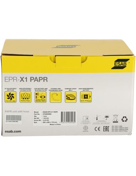 System nawiewowy ESAB PAPR EPR-X1 - 0700500900 - ESAB - 12