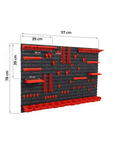 Tablica narzędziowa Toolbox System Wall Mix 120x80 v.5 - TS.W.120.080.M_5_px - Toolbox System - 11