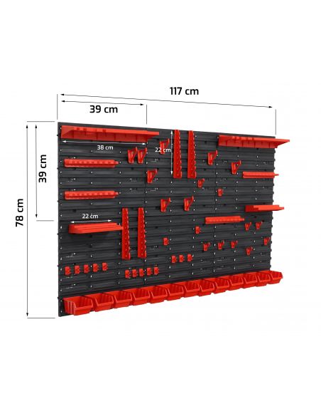 Tablica narzędziowa Toolbox System Wall Mix 120x80 v.5 - TS.W.120.080.M_5_px - Toolbox System - 11