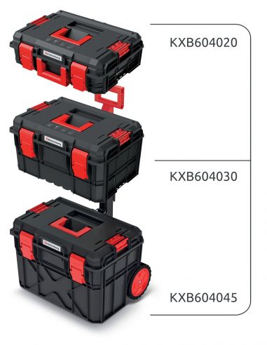 Zestaw mobilnych skrzynek narzędziowych Kistenberg X-Block PRO KXBS604095 - KXBS604095_pakiet1 - Kistenberg - 12