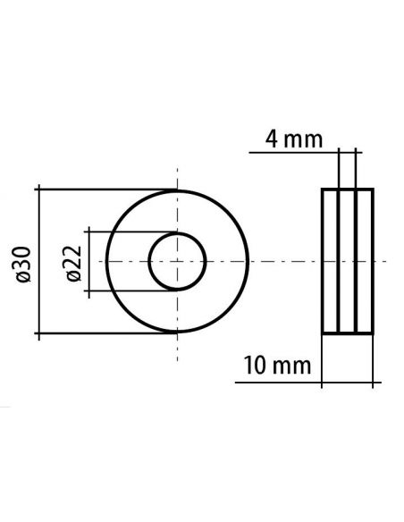 Rolka podajnika MIG 2RA 0,8-1,0V 22/30/10 mm / FIXWELD - RN01A0810 - FIXWELD - 2