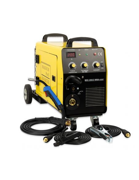 Spawarka Magnum MIG 200/2 MMA KN - zestaw - U MI 200/2 KN-G - Magnum - 5
