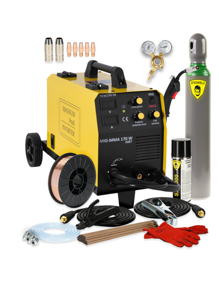 Spawarka Magnum MIG 170 W MMA IGBT - zestaw - U MI 170W MMA-G - Magnum - 3