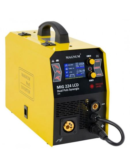 Spawarka Magnum MIG 224 LCD Dual Puls Synergia - zestaw - U MI 224 LCD-G - Magnum - 8