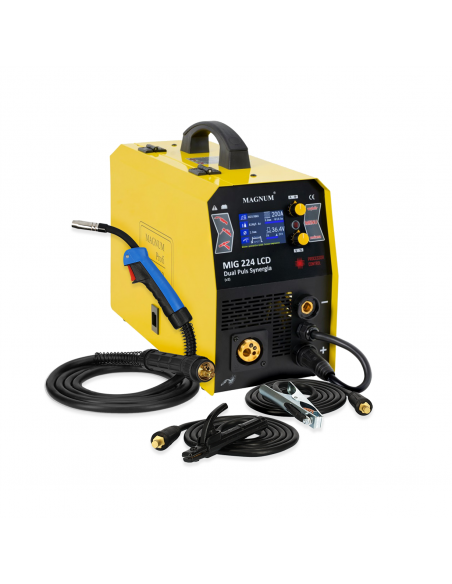 Spawarka Magnum MIG 224 LCD Dual Puls Synergia - zestaw - U MI 224 LCD-G - Magnum - 7