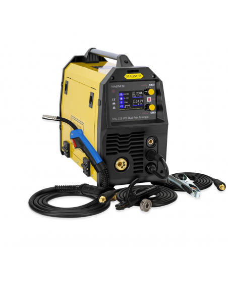 Spawarka Magnum MIG 223 LCD Dual Puls Synergia - zestaw - U MI 223 LCD-G - Magnum - 7