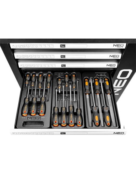 Szafka warsztatowa 7 szuflad, 149 elementów Neo Tools - 84-217+G - NEO Tools - 5