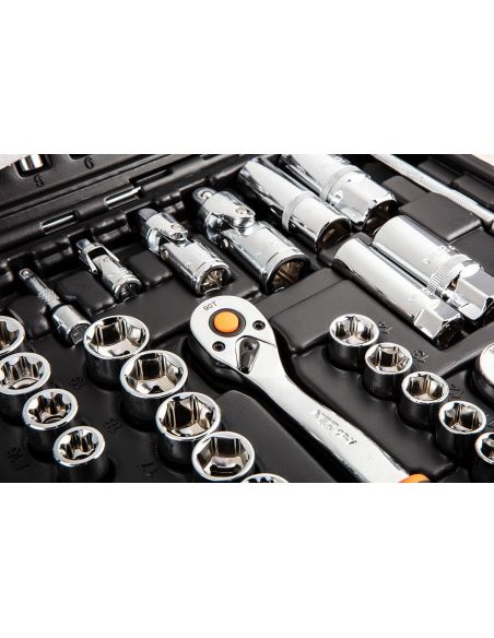 Klucze nasadowe 1/2", 3/8", 1/4", zestaw 182 szt. Neo Tools - 10-074 - NEO Tools - 5