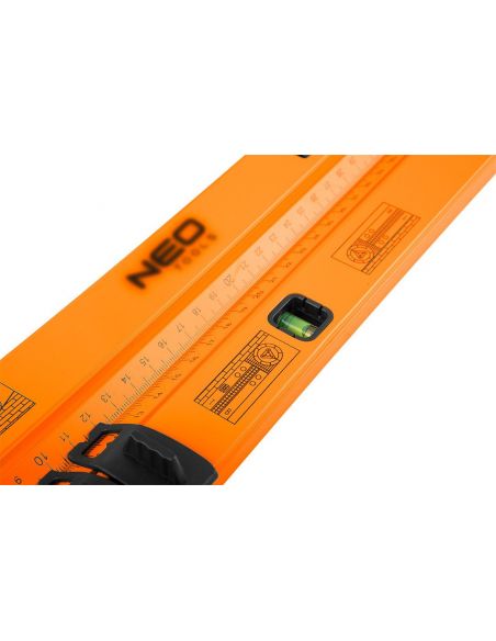 Kątomierz nastawny z poziomicą 500 mm, 2 libelle, ołówek Neo Tools - 72-225 - NEO Tools - 7