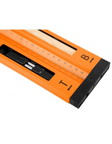 Kątomierz nastawny z poziomicą 500 mm, 2 libelle, ołówek Neo Tools - 72-225 - NEO Tools - 8