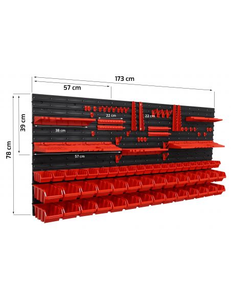 Tablica narzędziowa Toolbox System Wall Mix 180x80 - TS.W.180.080.M_px - Toolbox System - 11
