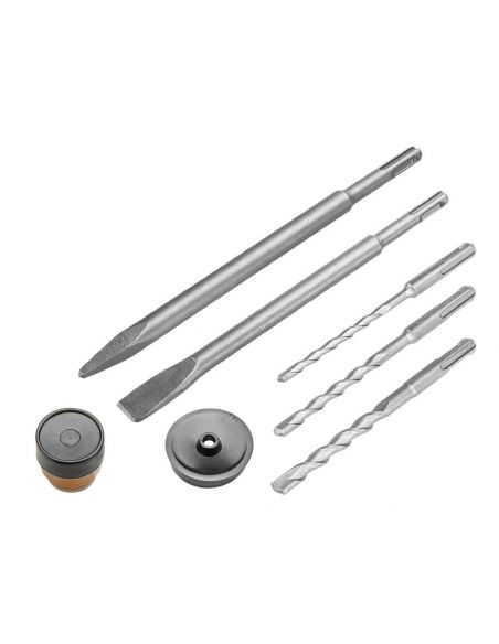Młot udarowy Verto SDS + 1500 W w walizce - 50G390 - Graphite - 4