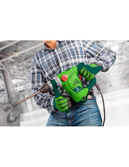 Młot udarowy Verto SDS + 1500 W w walizce - 50G390 - Graphite - 16