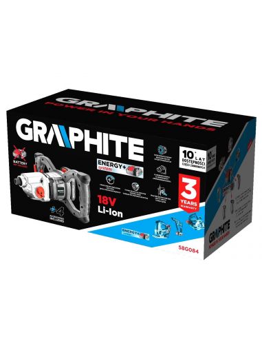 Mieszarka akumulatorowa bezszczotkowa Graphite 18 V - 58G084 - Graphite - 10