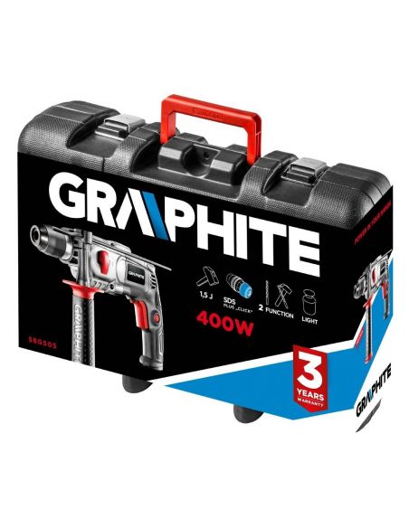 Młotowiertarka Graphite SDS+ 400 W w walizce - 58G505 - Graphite - 3