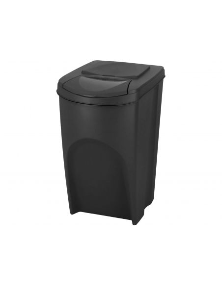Kosze do segregacji śmieci Sortibox 4x35 l antracytowe - zestaw - IKWB35S4-S433 - Prosperplast - 5
